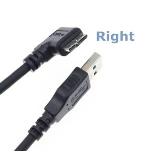Nuevo USB 3,0 tipo <span class=keywords><strong>A</strong></span> <span class=keywords><strong>a</strong></span> USB3.0 Micro B Cable adaptador macho de 90 grados sincronización de datos para disco duro externo HDD Cable de disco duro - Product Image 6
