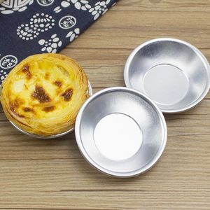 Set de moules à tartelettes en aluminium Moule à tarte Petit moule à tarte aux œufs portugais réutilisable Plateau de moule à coquille de crus Mini moule à tarte - Product Image 3
