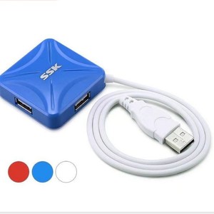 Ssk <b>Usb</b> Hub 4 Port <b>Usb</b> <b>2.0</b> Plastic Compact For Desktop Laptop - Product Image 2