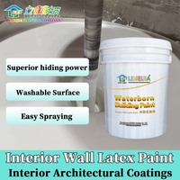 Peinture murale intérieure au latex Limeijia écologique, inodore, séchage rapide, durable, facile à appliquer pour villas et complexes hôteliers