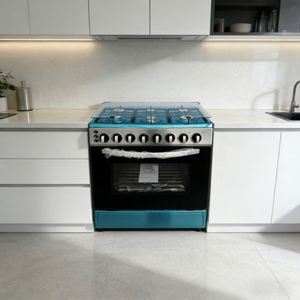 Cuisinière à gaz professionnelle à 6 brûleurs, autoportante, avec grand four et grill, pour <span class=keywords><strong>cuisson</strong></span> intensive - Product Image 6