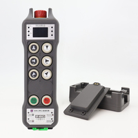 Control Remoto Industrial Inalámbrico de Doble Velocidad con 6 Botones y Batería de Litio Recargable de 5000 mAh*2 con Tarjeta de Identificación Única