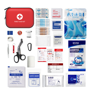 Kit d'urgence incendie en tissu Oxford orange, équipement de sécurité réfléchissant, sac de survie de qualité industrielle - Product Image 4