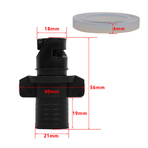 Bilge Drainage Valve <b>Adapter</b> 21mm 40mm For Inflatable Boat Kayak Air <b>Pump</b> Accessory - Product Image 1