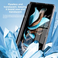 Penjualan Panas Casing Ponsel Transparan Anti Jatuh dengan Magnetik yang Menutupi Sepenuhnya untuk Aksesoris Ponsel Z Flip 8 dan Z Fold 8 7 6 5.