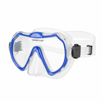 Masque de plongée sous-marine professionnel Transparent à une lentille pour adulte
