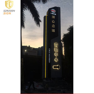 Road Side Street Publicidad Bill Board Wayfinding Señalización direccional Señalización independiente Pylon Signage - Product Image 6