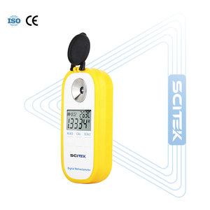 Réfractomètre numérique portable SCITEK Haute efficacité pour les liquides de laboratoire sucrés Gamme 0-45%/58-92% Brix du sucre Résolution 0,1% 0,2% - Product Image 2
