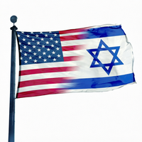 Drapeau d'extérieur portable 3x5ft en polyester 100% écologique, anti-plis, imprimé numériquement, avec mât en aluminium – Promotion exceptionnelle