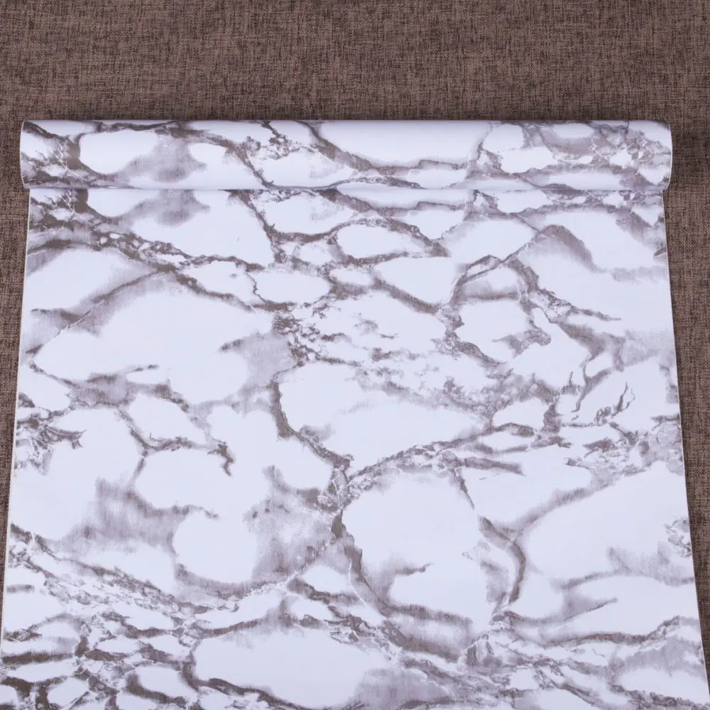 Jinyi Interior Design Marble Look Budget Friendly Waterproof Self Adhesive Vinyl Wall Contact Paper Sticker