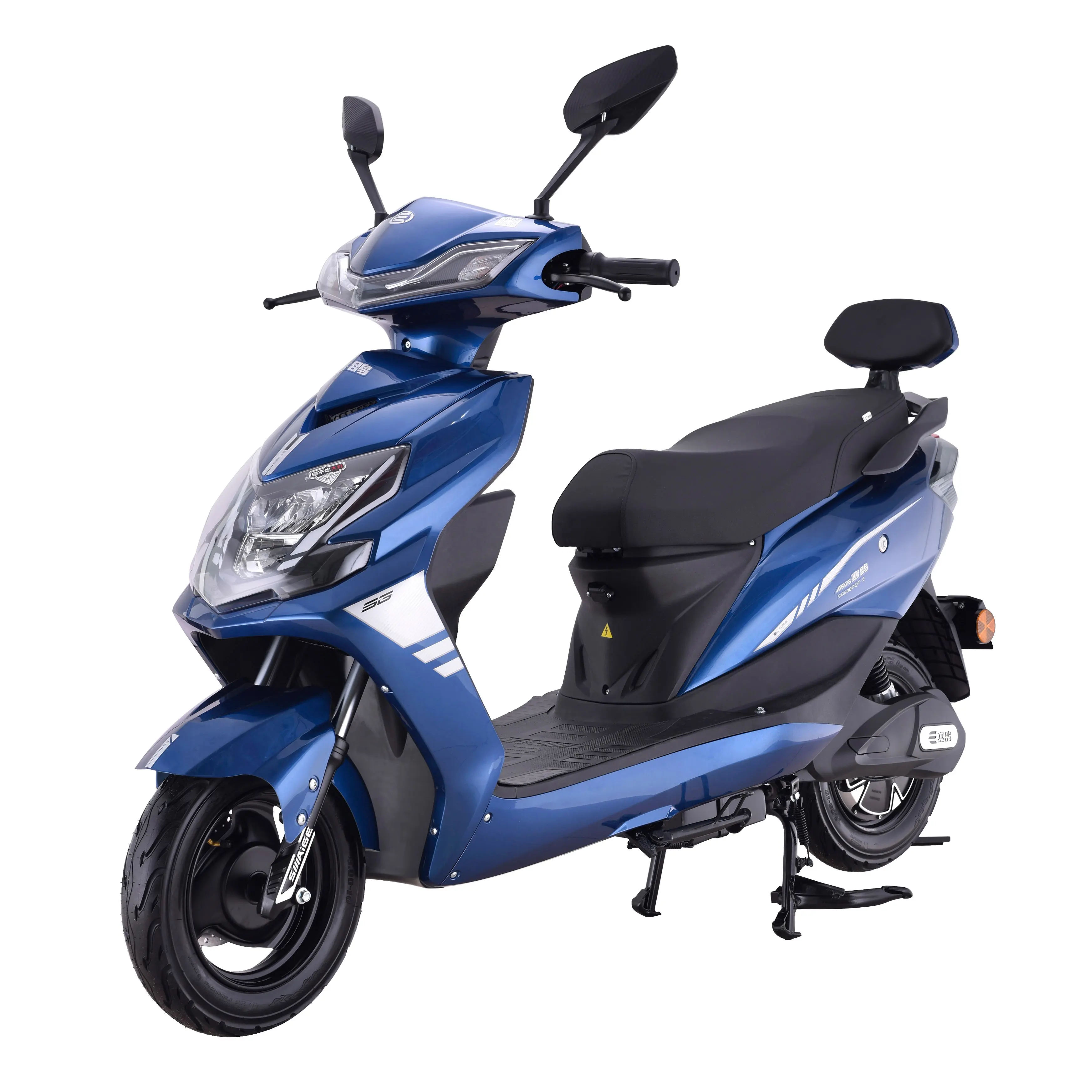 Motocicleta eléctrica wuxi para adultos, ciclomotor de largo alcance de 20ah, venta al por mayor, garantía de comercio, EEC 72v 2000w