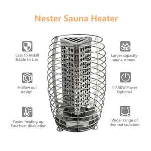 Diooist واي فاي وتطبيق تحكم ذكي جديد 6KW سخان ساونا بالبخار الجاف - Product Image 2