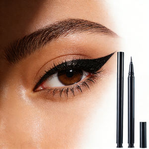 Crayon Eyeliner Liquide <span class=keywords><strong>Noir</strong></span> Végétalien Longue Tenue à Séchage Rapide et Imperméable avec Logo Personnalisé – Maquillage Minéral à Séchage Rapide pour les Yeux, Marque Privée - Product Image 1