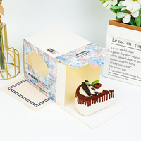 Boîte en papier personnalisée pour desserts à emporter, résistante à la graisse, biodégradable, impression de logo personnalisée, boîte alimentaire sécurisée pour boulangerie