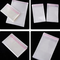 Sacs d'emballage alimentaire personnalisés en plastique BOPP imprimé, avec fermeture autocollante, pour boulangerie, snacks, bonbons, biscuits, gâteaux, cadeaux, pain et aliments pour animaux de compagnie