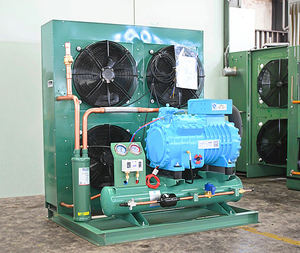 Piezas de intercambio de calor de refrigeración de 12HP Condensadores de aire Enfriador Cámara fría Almacenamiento de cadena fría Tipo Bitzer Unidad de condensación - Product Image 5