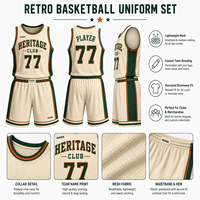 Maillots de basket-ball vintage rétro personnalisés Pro, streetwear canadien, uniformes d'équipe surdimensionnés, kits sublimés pour marques et vente en gros10