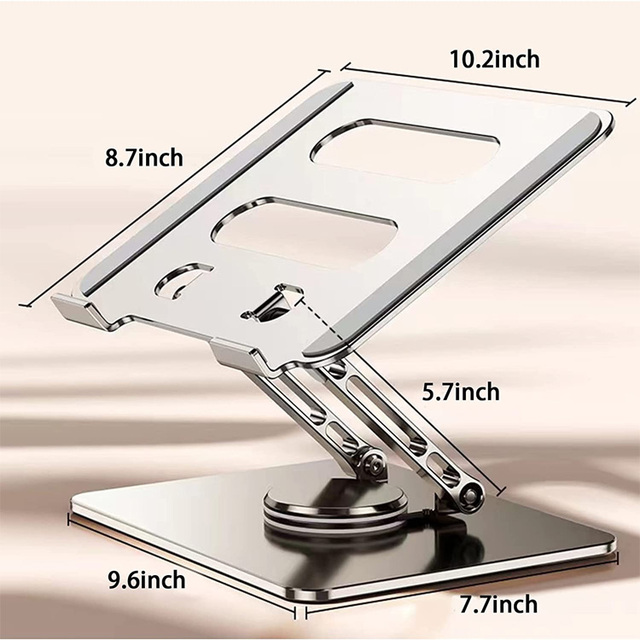 Ergonomic Home Office Portable Tablet Computer Desk Holder Adjustable Height Laptop Stand Aluminum Laptop Stand