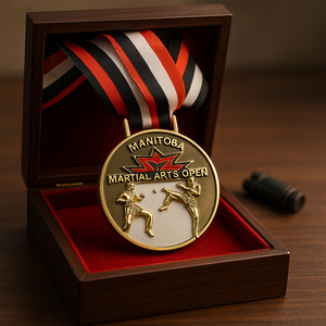 Medallas Personalizadas para los Juegos Olímpicos de Tiro Deportivo <span class=keywords><strong>2024</strong></span>, para Eventos Olímpicos y de Campeonato, Insignias de Premio con Cinta Colorida - Product Image 5