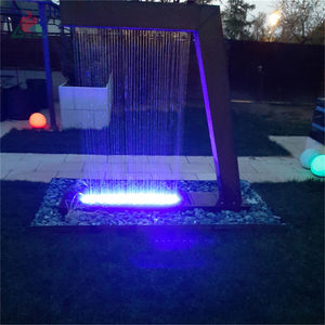 Outdoor Garten Hinterhof Dekoration Corten Stahl Wasser brunnen Wand Wasserfall - Product Image 6