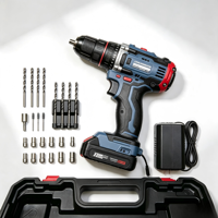 Ensemble de perceuse électrique sans balais au lithium 16,8 V, 28 pièces, 60 N.m, 2000 tr/min, capacité de mandrin 13 mm, prix de gros direct usine, offre ODM