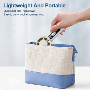 Hot Bán Tốc Độ Cao Làm Mát Mini USB Fan Hiển Thị Kỹ Thuật Số 3000MAh Xách Tay Có Thể Sạc Lại Cầm Tay Turbo Fan - Product Image 6