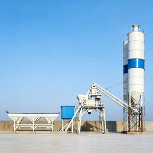 โรงงานผสมคอนกรีตแบบตั้งโต๊ะอัตโนมัติ HZS90 สำหรับโครงการก่อสร้าง - Product Image 1