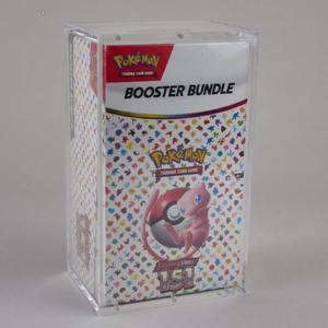 Espositore in Acrilico Ecologico per <span class=keywords><strong>Pokemon</strong></span> 151 Booster Box, Protezione con Coperchio Magnetico, per Carte TCG UPC Super Premium - Product Image 1