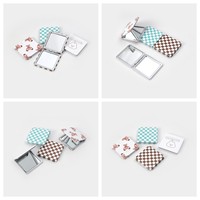 Miroir de maquillage portable double face mignon et tendance Winway