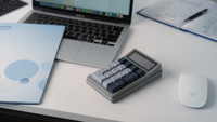 DENTEN calculatrice de clavier mécanique numérique universel 17 touches Mini clavier numérique 5.0 sans fil USB pour ordinateur portable PC de bureau