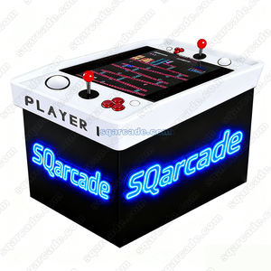 Machine <span class=keywords><strong>de</strong></span> <span class=keywords><strong>table</strong></span> d'arcade <span class=keywords><strong>de</strong></span> cocktail pliante à 2 joueurs 60-en-1 jeu interactif vidéo <span class=keywords><strong>de</strong></span> combat d'intérieur rétro - Product Image 4