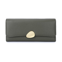 Dompet kustom wanita, tas genggam klasik lipat tiga kali lipat kualitas tinggi