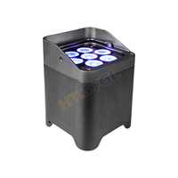 Projecteur PAR LED sans fil DMX 7x20W IP65 à batterie, éclairage de scène extérieur étanche pour mariage, événementiel, location, vente en gros