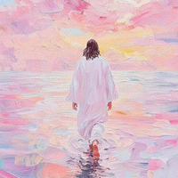 ORFON Dropshipping Kit de Peinture par Numéros Paysage Ciel Rose Chrétien - Peinture à l'Huile Artistique Religieuse DIY pour Décoration Intérieure Vente en Gros