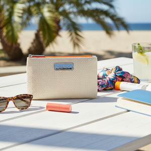 Sac à fermeture éclair durable de style naturel avec personnalisation de la marque, capacité 7x4x2.5 pouces pour le rangement de cosmétiques et l'usage quotidien - Product Image 4