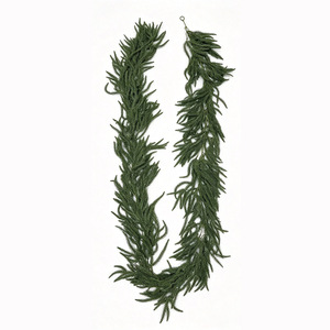 Guirlande de Noël artificielle en pin de Norfolk, guirlande verte en plastique pour décoration de fêtes, plusieurs options de longueur - Product Image 3