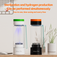 Logo personnalisé Bouteille d'eau hydrogénée Smart Portable Recharge Générateur riche en hydrogène Tasse en plastique Bouteille d'eau riche en hydrogène