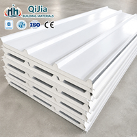 Panneaux sandwich en acier résistant aux intempéries pour murs et toits, panneaux muraux en polystyrène pour chambre froide, installation facile, meilleur prix