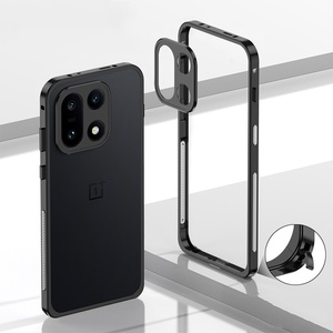 Ốp lưng kim loại sang trọng cho <span class=keywords><strong>Oneplus</strong></span> 15 / Ace 6 5g vỏ bảo vệ khung nhôm + màng bảo vệ ống kính kim loại - Product Image 1
