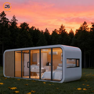 Maison en conteneur préfabriquée Hôtel résidentiel Cabine Apple Panneau sandwich Installation rapide en acier Conception moderne - Product Image 2