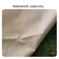 Tissu Oxford imperméable en PVC hautement élastique, résistant à l'humidité, durable, portable, multifonctionnel, adapté au camping et au tourisme