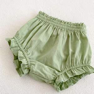 2023 여름 아기 여자아이 옷 신생아 꽃무늬 셔츠 버블 반바지 세트 유아 여자아이 2피스 의류 세트 - Product Image 3