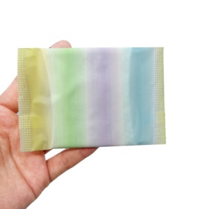 กระเป๋าใส่ผ้าอนามัยแบบไม่ถักทอ สีรุ้งไล่เฉด นุ่ม ระบายอากาศได้ดี - Product Image 5