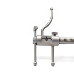 Staffa professionale in acciaio ortodontico dentale con indicatore manuale regolabile in altezza del localizzatore di posizionamento staffa di misurazione mobile - Product Image 6