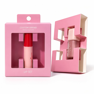 Caja de Embalaje Cosmético Personalizada, Caja de Papel para Lápiz Labial con Inserto de Papel, Protección para Lápiz Labial, Diseño Gratuito ODE y OEM - Product Image 1