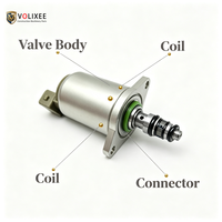 Vanne solénoïde de commande proportionnelle pour pompe hydraulique TM82502, compatible avec le circuit principal de l'excavatrice