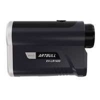 Télémètre laser extérieur de chasse avec écran OLED rouge à 7x d'amplification, portée de 1400 yards