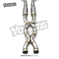 Collecteur d'échappement double X en acier inoxydable OBM Performance pour BMW M3 E90/E92/E93 V8 4.0L 2008-2013 Tuning Car Exhaust Pipes