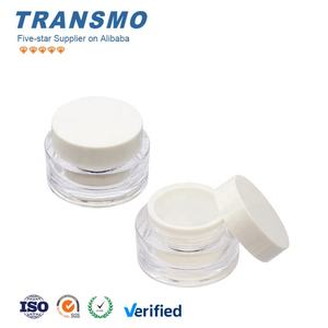 Customizable 20g Eco-Friendly Clear Plastic Cream Packaging <b>Jar</b> Recyclable Screw Top for Skin Care Cosmetics 10g 15g - Product Image 1