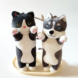 Móc khóa thú nhồi bông chó Dachshund, bộ sưu tập móc khóa thú nhồi bông chó và mèo, đồ chơi thú nhồi bông - Product Image 6